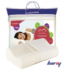 Подушка ортопедическая Lum F-509 под голову, для взрослых (35x55 см)