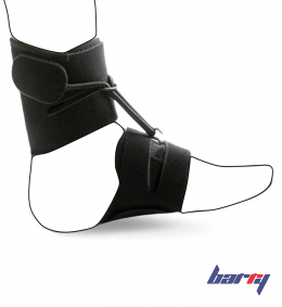 Бандаж-стоподержатель на голеностопный сустав AS-SB (черный, M)
