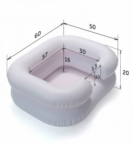 Подголовник надувной для мытья головы Barry 61017