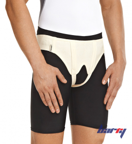 Бандаж противогрыжевый-паховый, двухсторонний HB-484 (S)