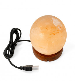 Соляная лампа «Шар» с USB