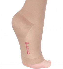 Чулки Luomma Idealista  SV-393, 1 класс, открытый носок (L, стандарт, карамел)